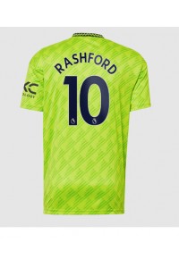 Fotbalové Dres Manchester United Marcus Rashford #10 Třetí Oblečení 2022-23 Krátký Rukáv